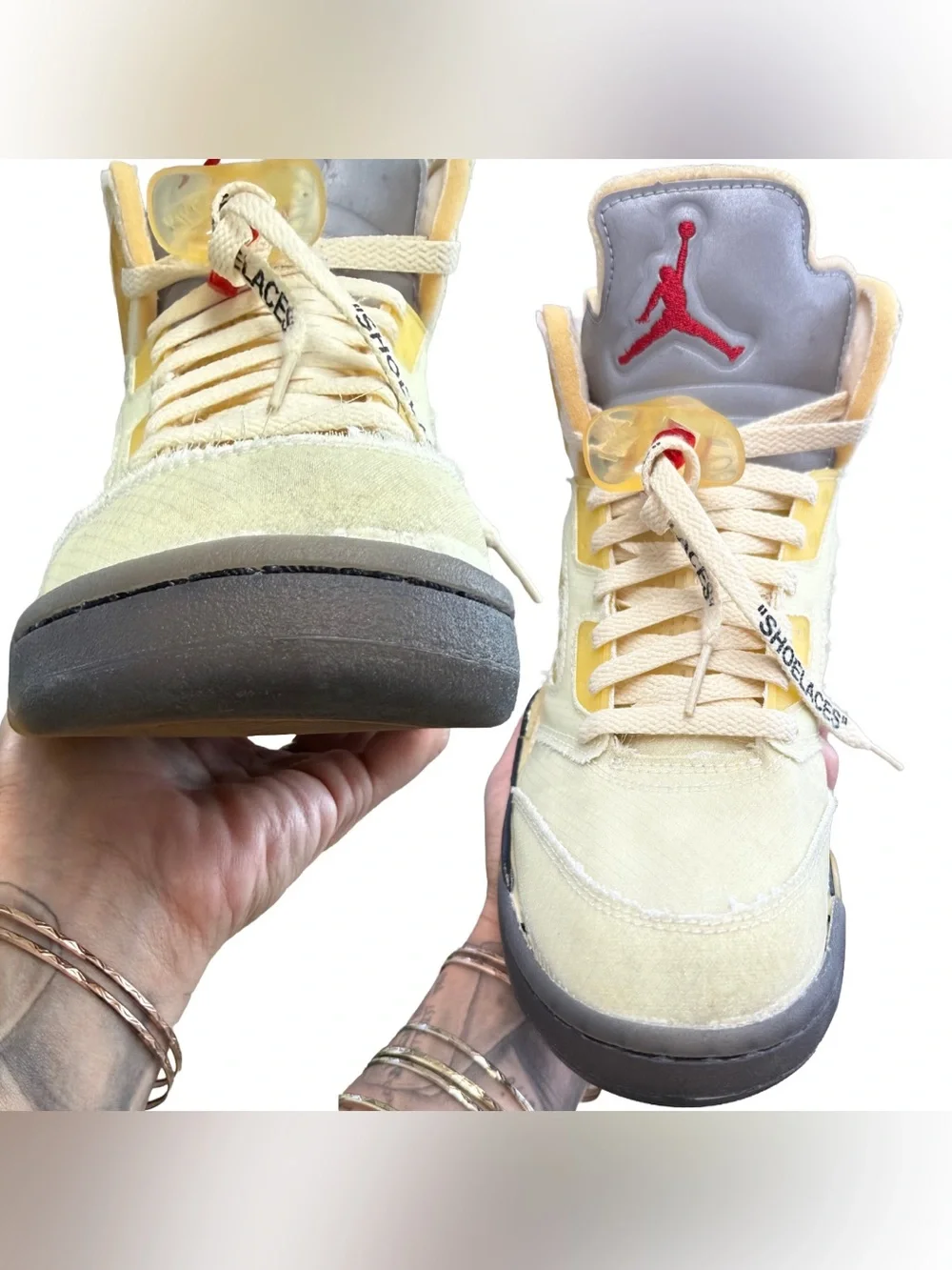 Authentic Air Jordan x Off- White 5 Retro SP 